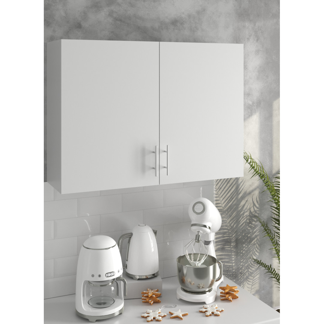 JD Greta Kitchen Cabinets 300-1200mm Wall, Base, Sink, Oven, Dishwasher - White