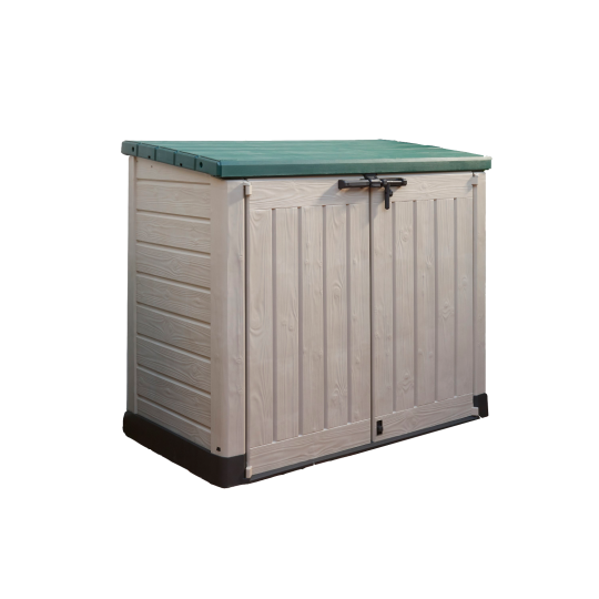 Keter Store It Out Max 1200L Garden Storage Box -Beige/Green | 1200L garden stor