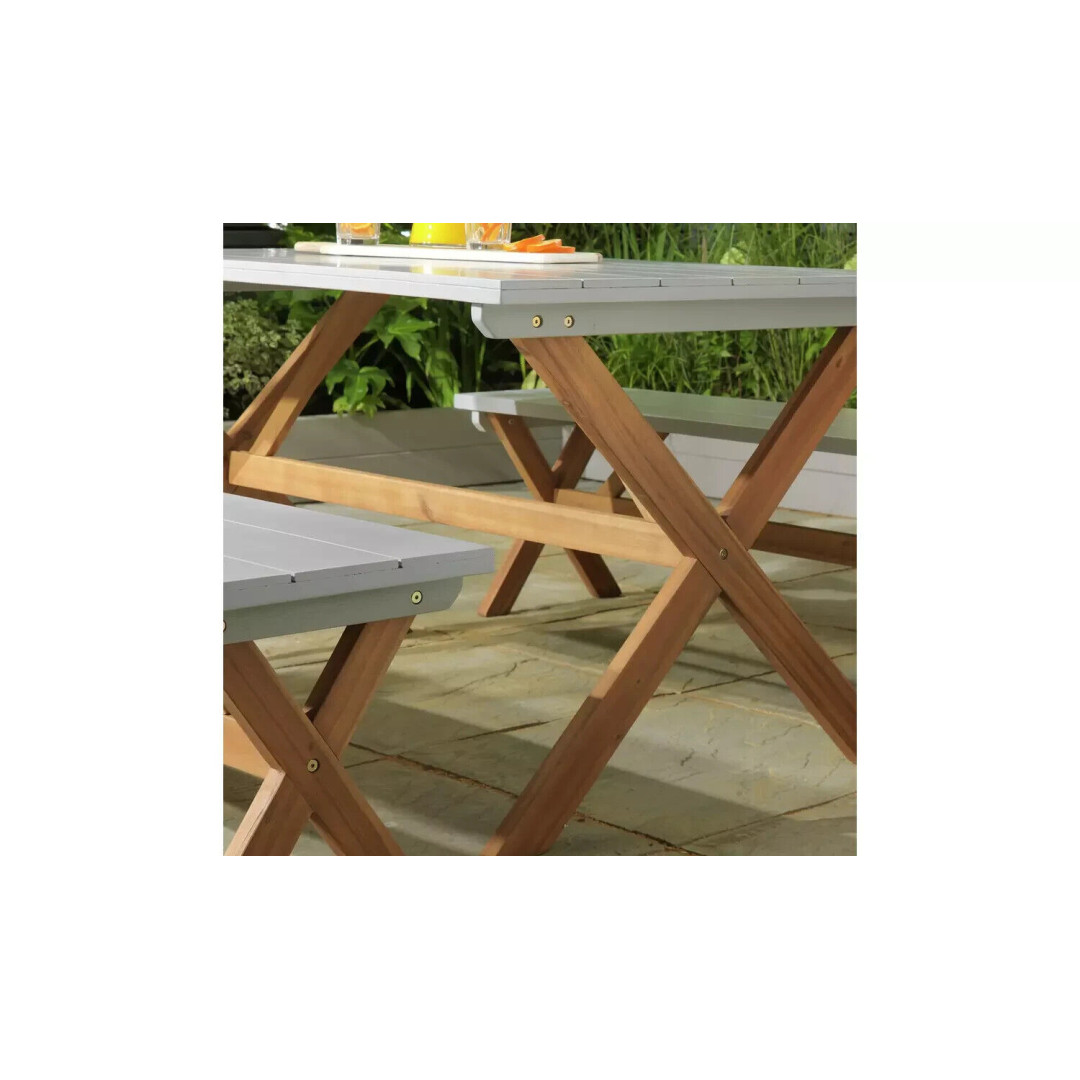 Richmond 6 seater wooden shop patio set