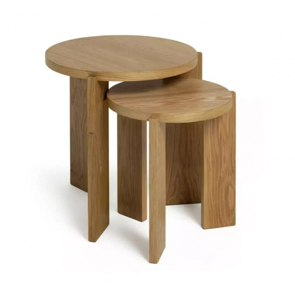 Xylo Nest of 2 Tables - Oak