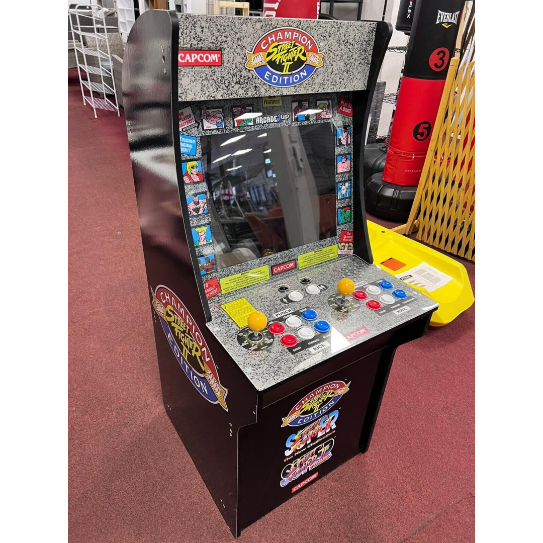 Arcade1UP 3 in 1 Street Fighter Arcade Machine 1 up arcade  
