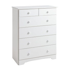 Nordic 4 + 2 Drawer Chest - White Nordic 4 + 2 Drawer Chest - White