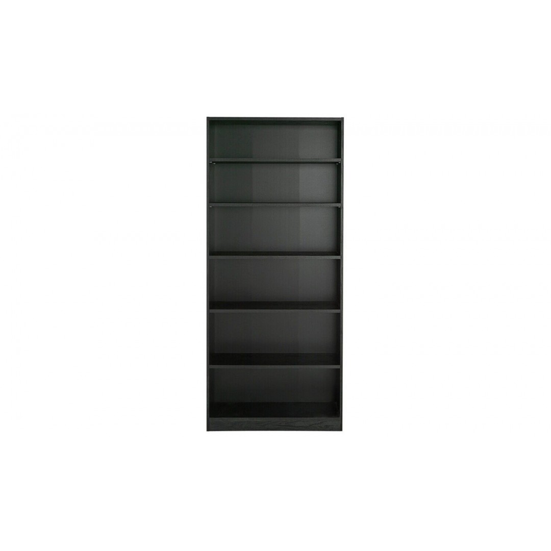 Deep black outlet bookcase