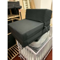 Habitat Single Chair Bed - Jet Black