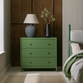 Bronte 3 Drawer Chest - Green | Bold color storage unit Bronte 3 Drawer Chest - Green | Bold color storage unit
