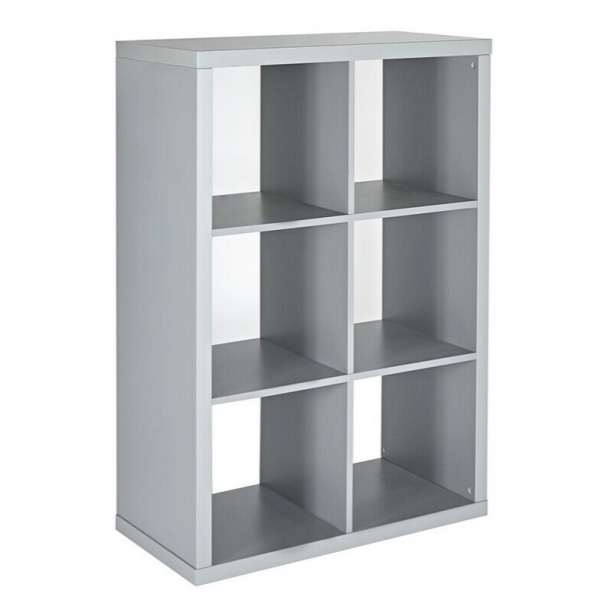 Squares Plus 6 Cube Storage Unit - Grey ( B Grade 19284 )