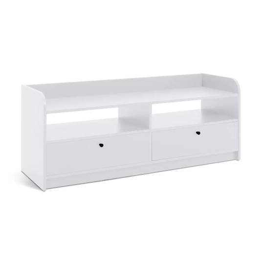 Arran 2 Drawer TV Unit - White