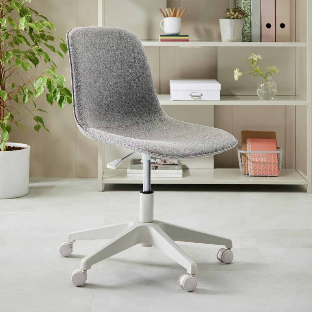 Hallie Fabric Office Chair - Grey Hallie Fabric Office Chair - Grey