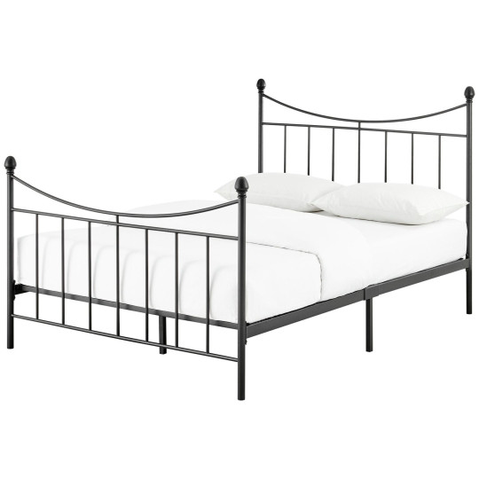 Clara Kingsize Metal Bed Frame - Black