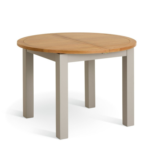 Home Ashwell Extending 4-6 Seater Dining Table - Grey | Expandable Family Dining