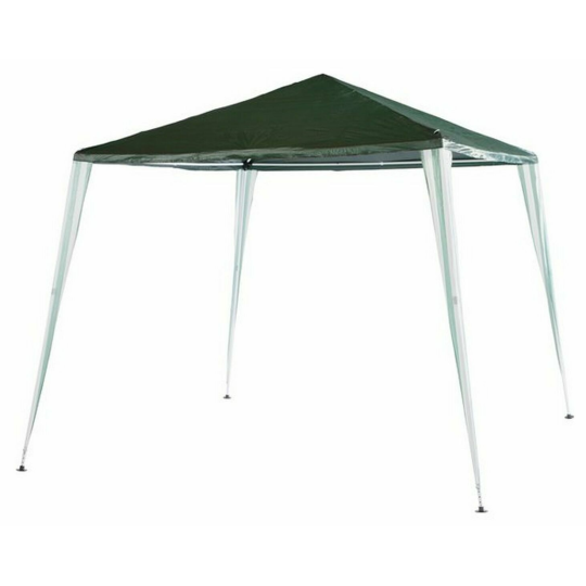 2.7x2.7 Gazebo Steel Showerproof Canopy Party Tent For Events - Green