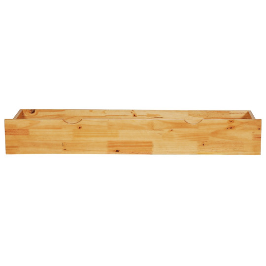 Aspley Single Wooden Drawer - Oak Stain | Oak stained drawer box