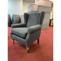 Argyll Fabric High Back Chair - Charcoal