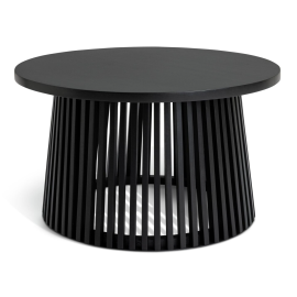Jericho Round Coffee Table - Black | Modern Living Room Furniture Table Jericho Round Coffee Table - Black | Modern Living Room Furniture Table