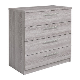 Home Brisbane 4 Drawer Chest – Grey Oak | Stylish Furniture Bedroom Living Home Brisbane 4 Drawer Chest – Grey Oak | Stylish Furniture Bedroom Living