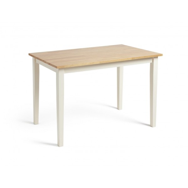 Chicago Solid Wood Dining Table - Cream
