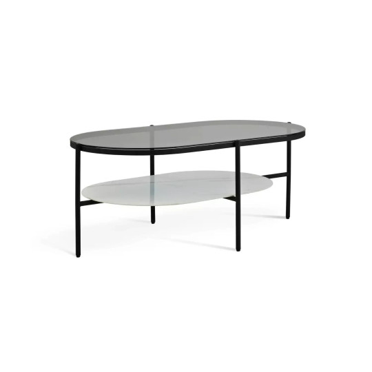 Mist Coffee Table - Black & White