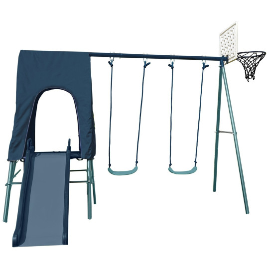 Chad Valley 2 in 1 Toddler and Kids Garden Swing - Blue | toddler garden swing