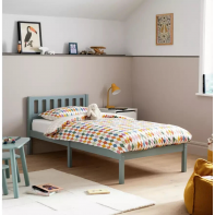 Ronnie Single Bed Frame - Duck Egg Blue