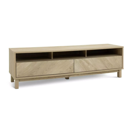 Fynn 2 Drawer TV Unit - Oak