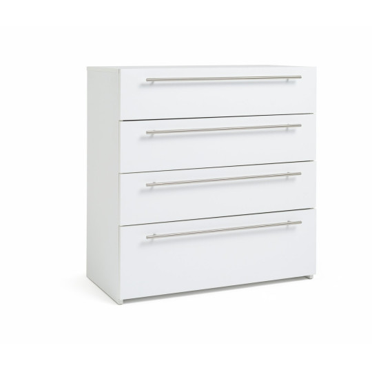 Atlas 4 Drawer Chest - White | Clean Interior Styling