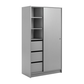Malibu 1 Door Sliding Wardrobe - Grey