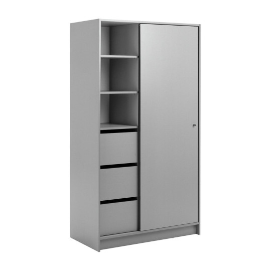 Malibu 1 Door Sliding Wardrobe - Grey