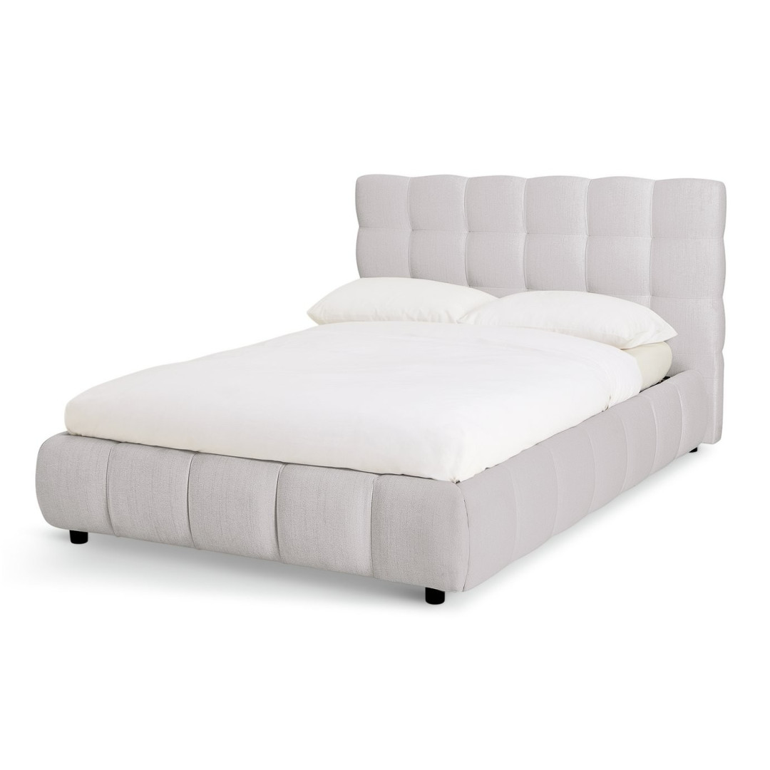 Bowie Small Double End Lift Ottoman Bed - Grey | Practical Lift Mechanism Bowie Small Double End Lift Ottoman Bed - Grey | Practical Lift Mechanism