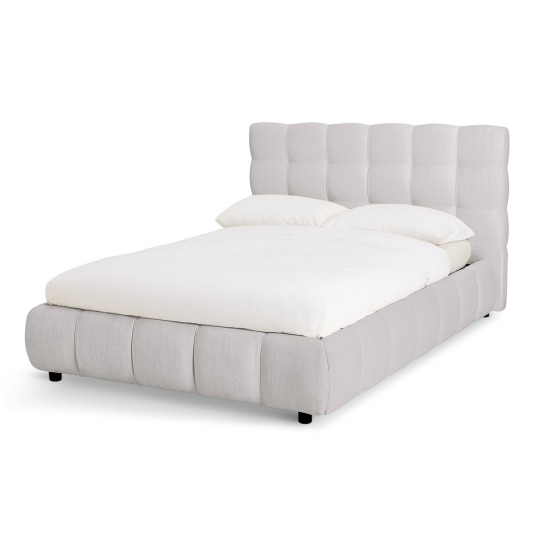 Bowie Small Double End Lift Ottoman Bed - Grey | Practical Lift Mechanism