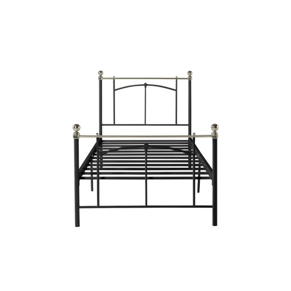 Yani Single Metal Bed Frame - Black