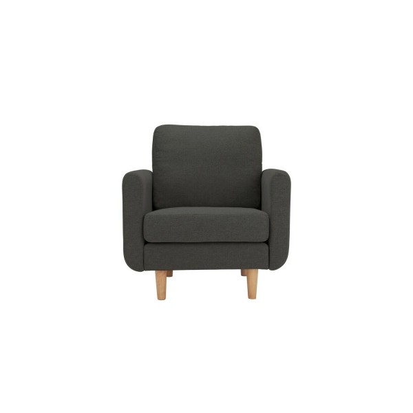 Habitat Remi Fabric Armchair in a Box - Charcoal
