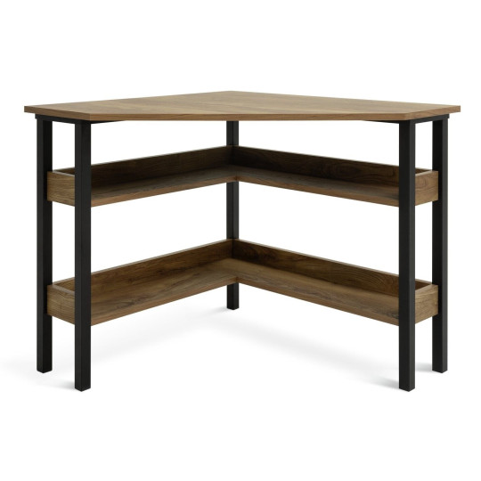 Habitat Nomad Corner Office Desk - Oak ( B Grade 45200 )