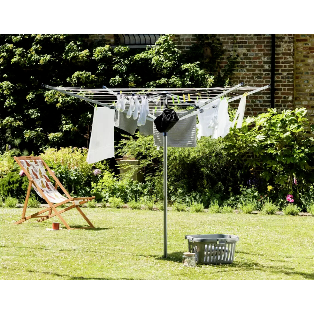 Rotary Clothes Dryer Base Home Lift Click 60m Arm Rotary Airer