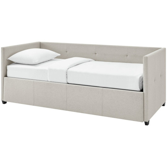 Home Tamara Trundle Day Bed - Natural | Sofa bed for small rooms