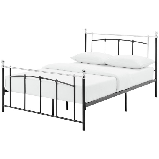 Yani Small Double Metal Bed Frame - Black