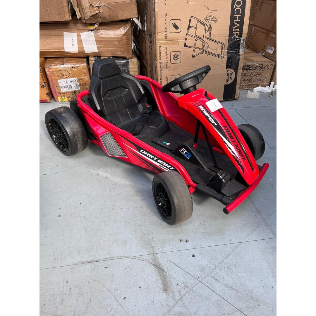 Hyper Drift Go Kart 24V Electric Ride On - Red    (1)