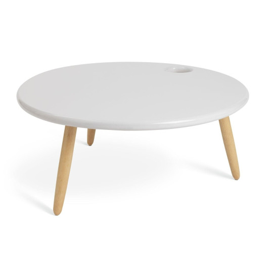 60 Yumemi Round Coffee Table by Felix Conran - Grey