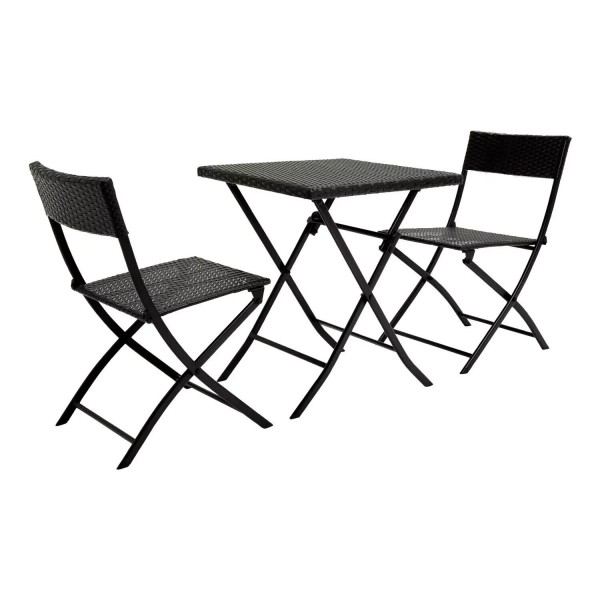 Hereford 2 Seater Folding Metal Garden Bistro Set