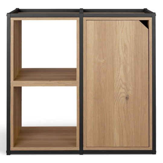 Habitat Loft Living Short Shelving and Storage Unit - Oak | Oak Shelf Storage