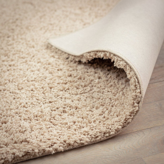 Cosy Recycled Shaggy Rug - 200x290cm - Natural ( B Grade 29874 )