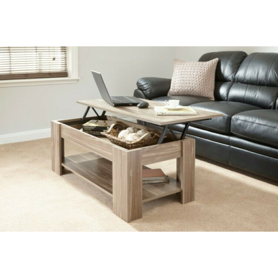 GFW Lift Up Coffee Table in Walnut