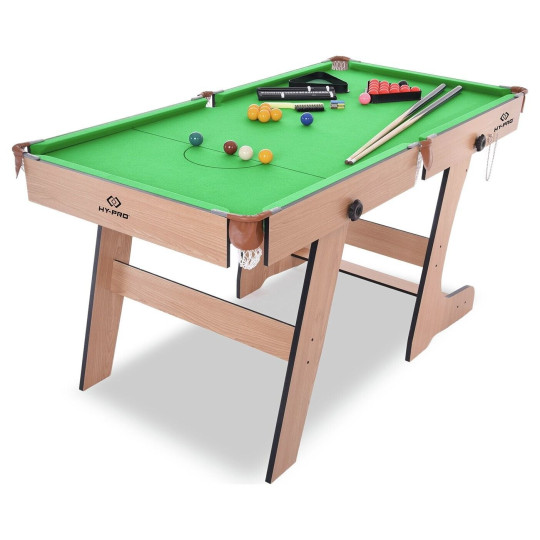 Hy-Pro 5ft Folding Snooker and Pool Table ( B Grade )