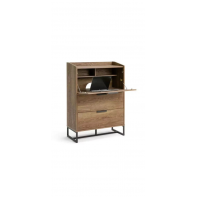 Nomad 2 Drawer Bureau Desk - Oak