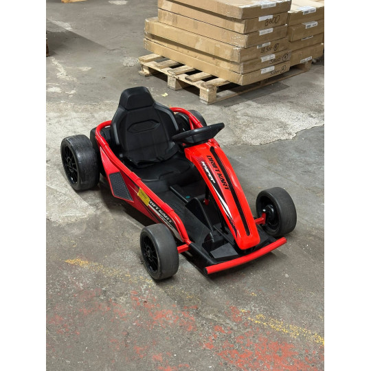 Hyper Drift Go Kart 24V Electric Ride On - Red ( B Grade )