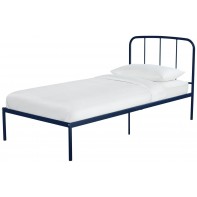 Freja Single Metal Bed Frame - Blue