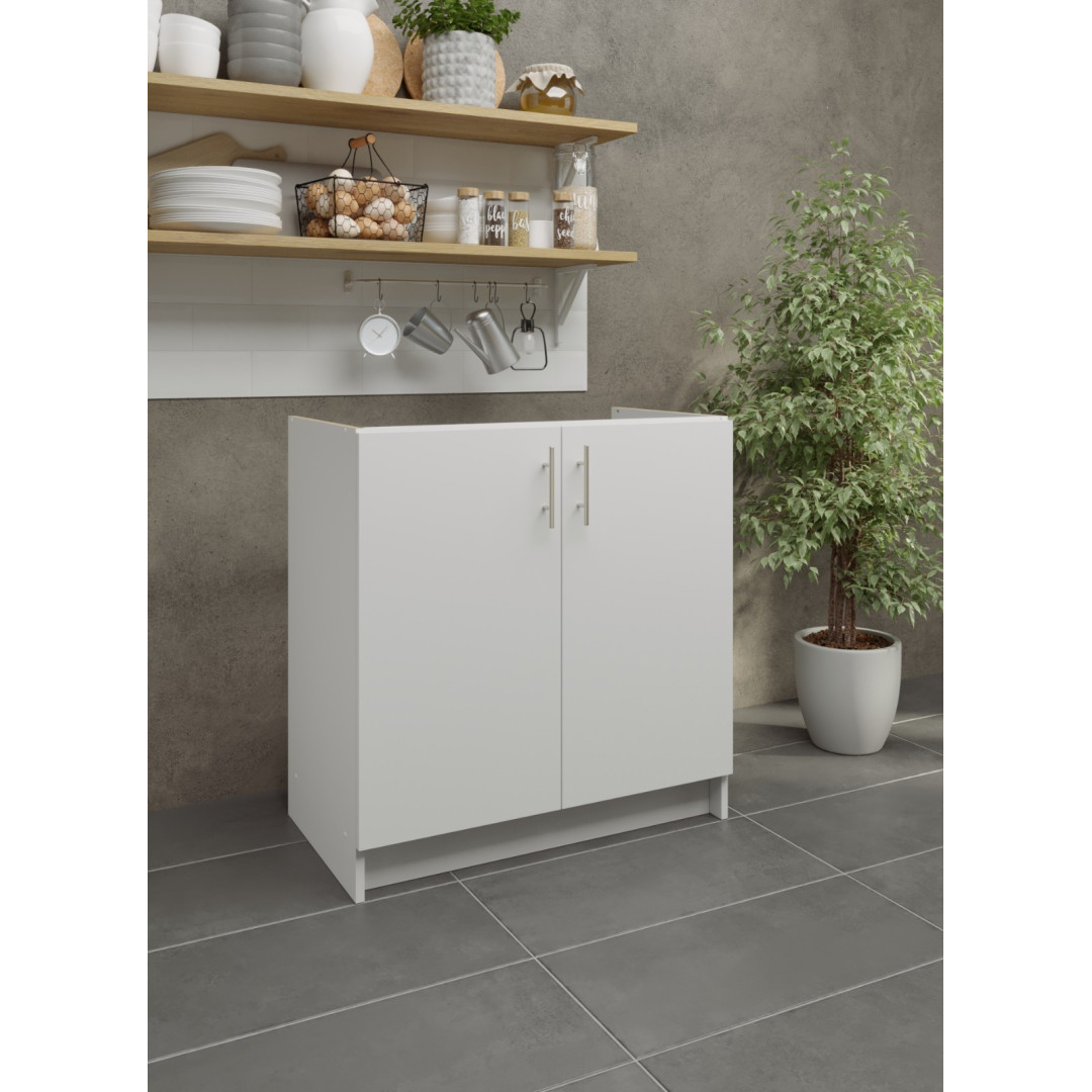 JD Greta Fixed Height Kitchen Sink Unit 800mm - White Matt (A-) JD Greta Fixed Height Kitchen Sink Unit 800mm - White Matt (A-)
