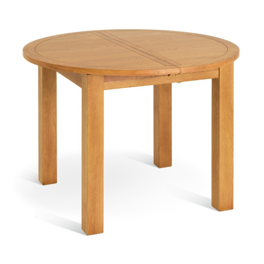 Home Ashwell 4 Seater Oak Dining Table - Natural | Modern Family Dining