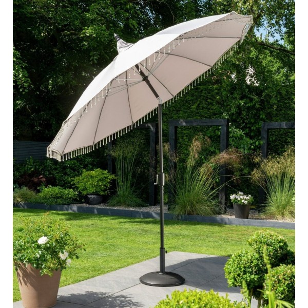 Norfolk Leisure Carrousel 2.5m Tilting Garden Parasol - Grey