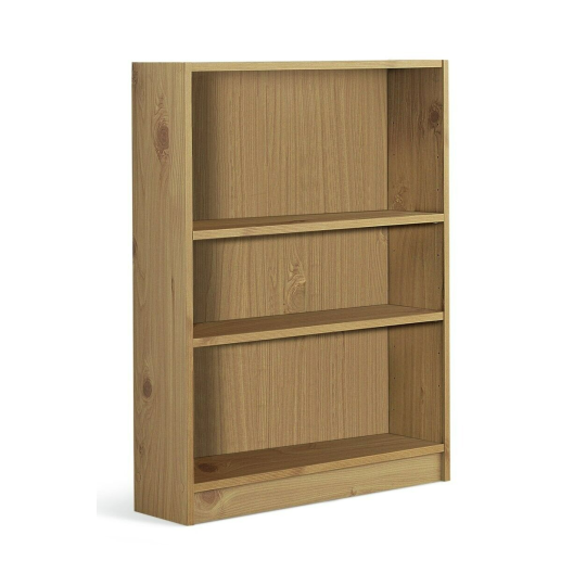 Essentials Apley Short Bookcase - Oak Effect