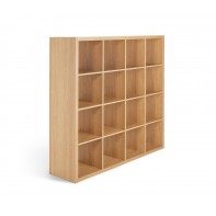  Squares Plus 16 Cube Storage Unit - Oak Effect